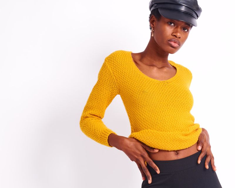 Fatima in Rocking Yellow by Kenneth Svendlund