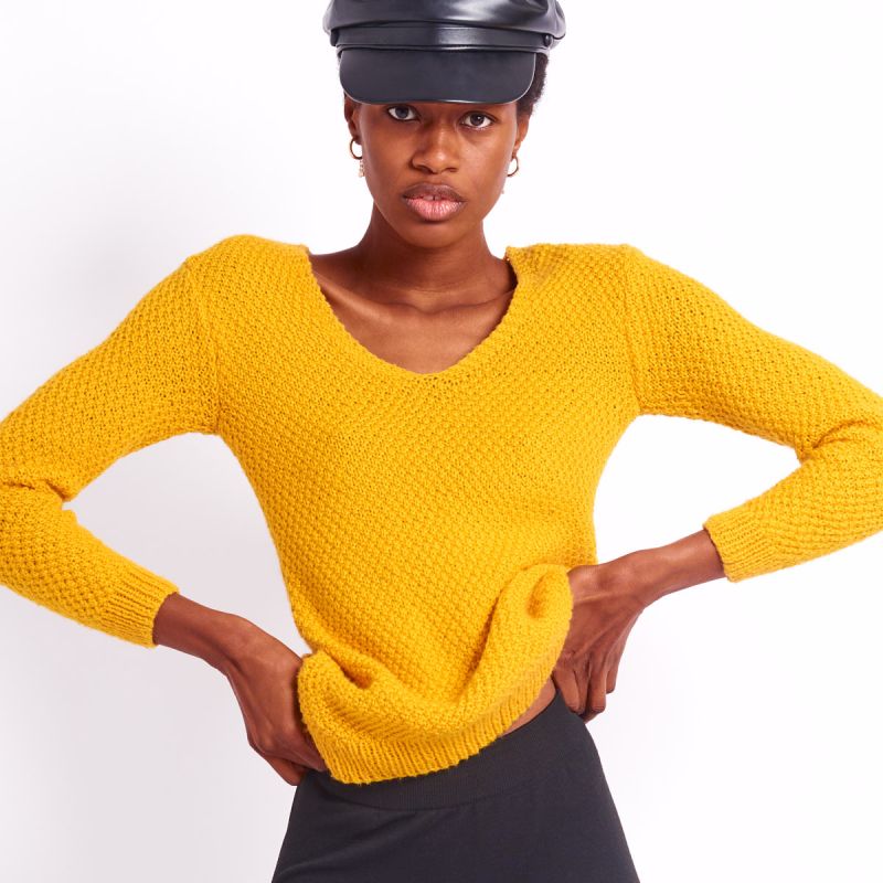 Fatima in Rocking Yellow by Kenneth Svendlund