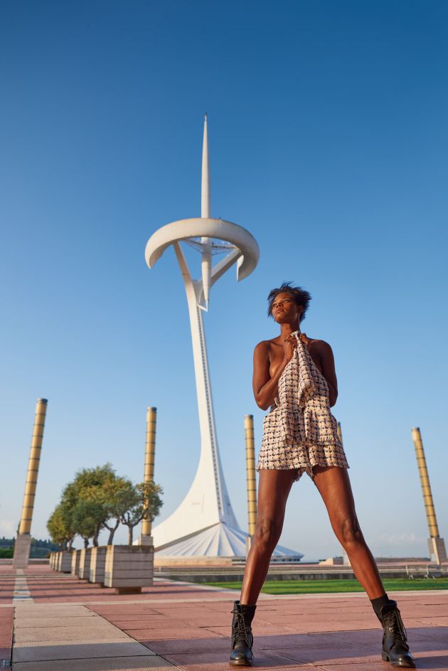 Rebeca Fueyo in Fashion at Estadio Olimpico by Kenneth Svendlund