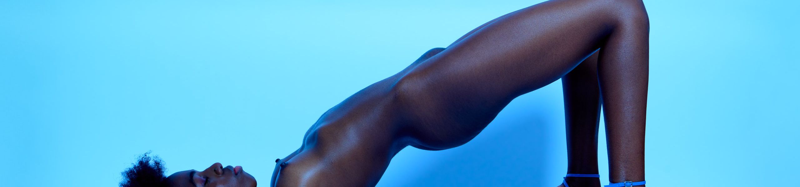 Lucia Bindang in Blue by Kenneth Svendlund