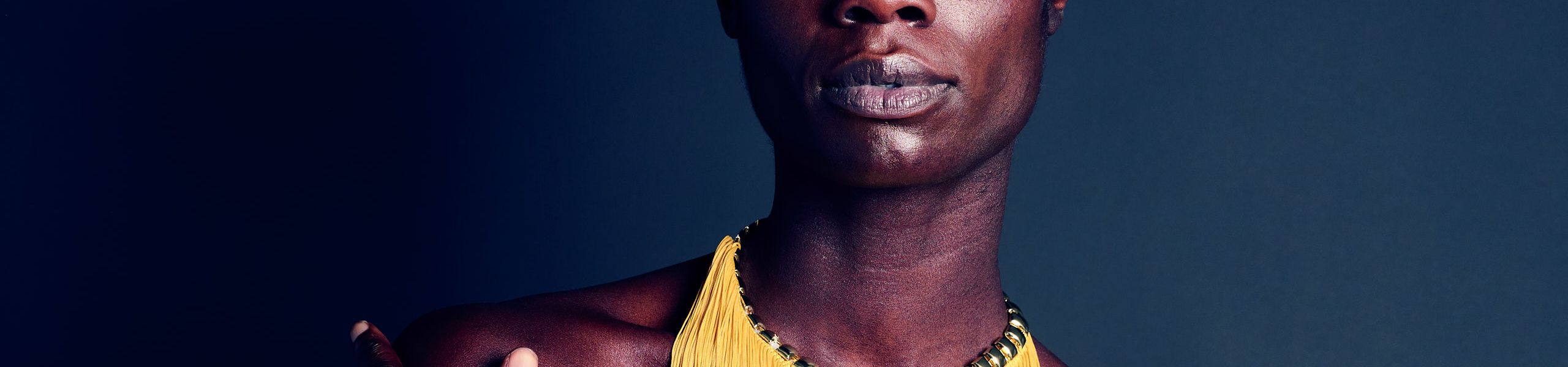 Gigi Mendes in Necklace by Kenneth Svendlund