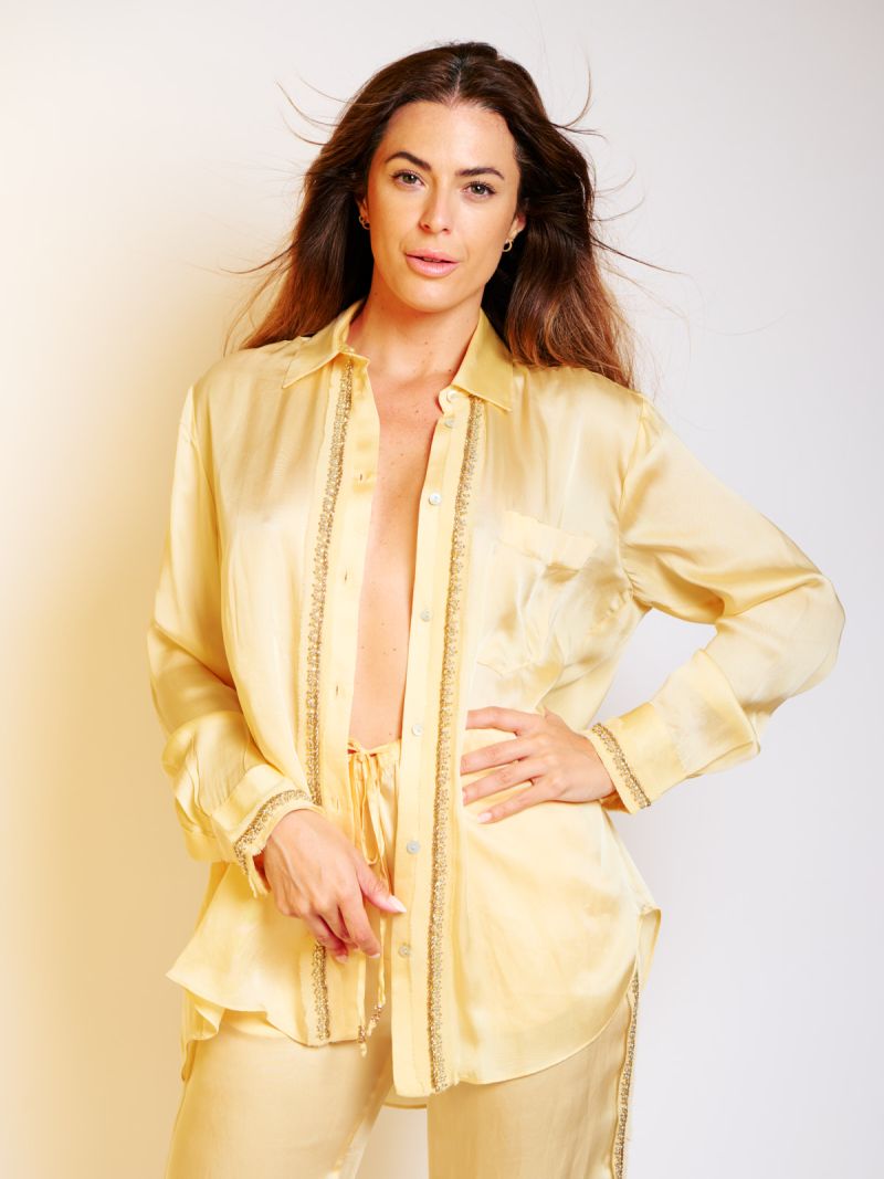 María Bermúdez in Gold by Kenneth Svendlund