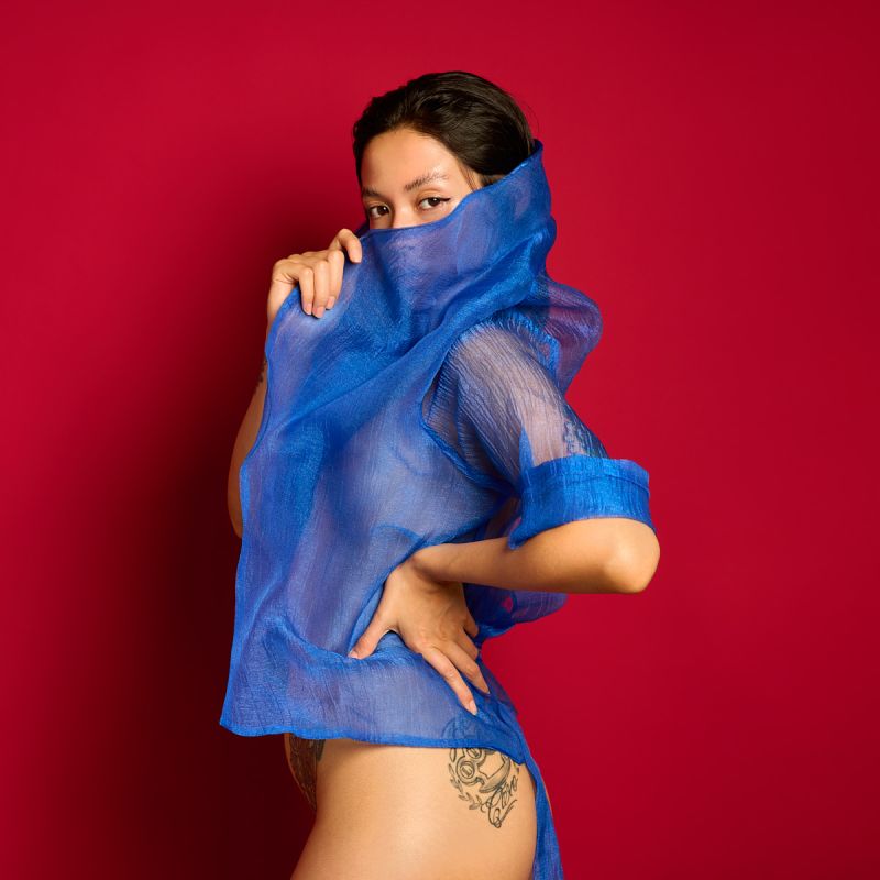 Alexa Cuba in Blue Red by Kenneth Svendlund